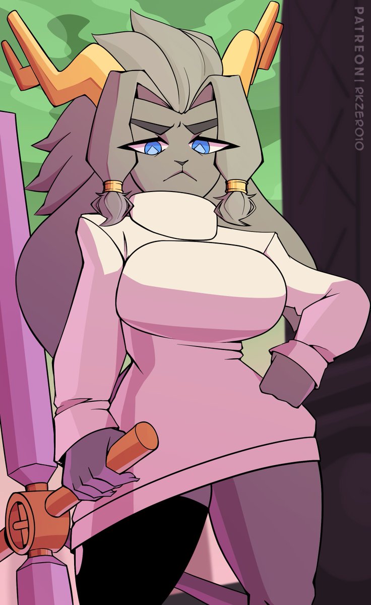 Sybil always looks great with a sweater!