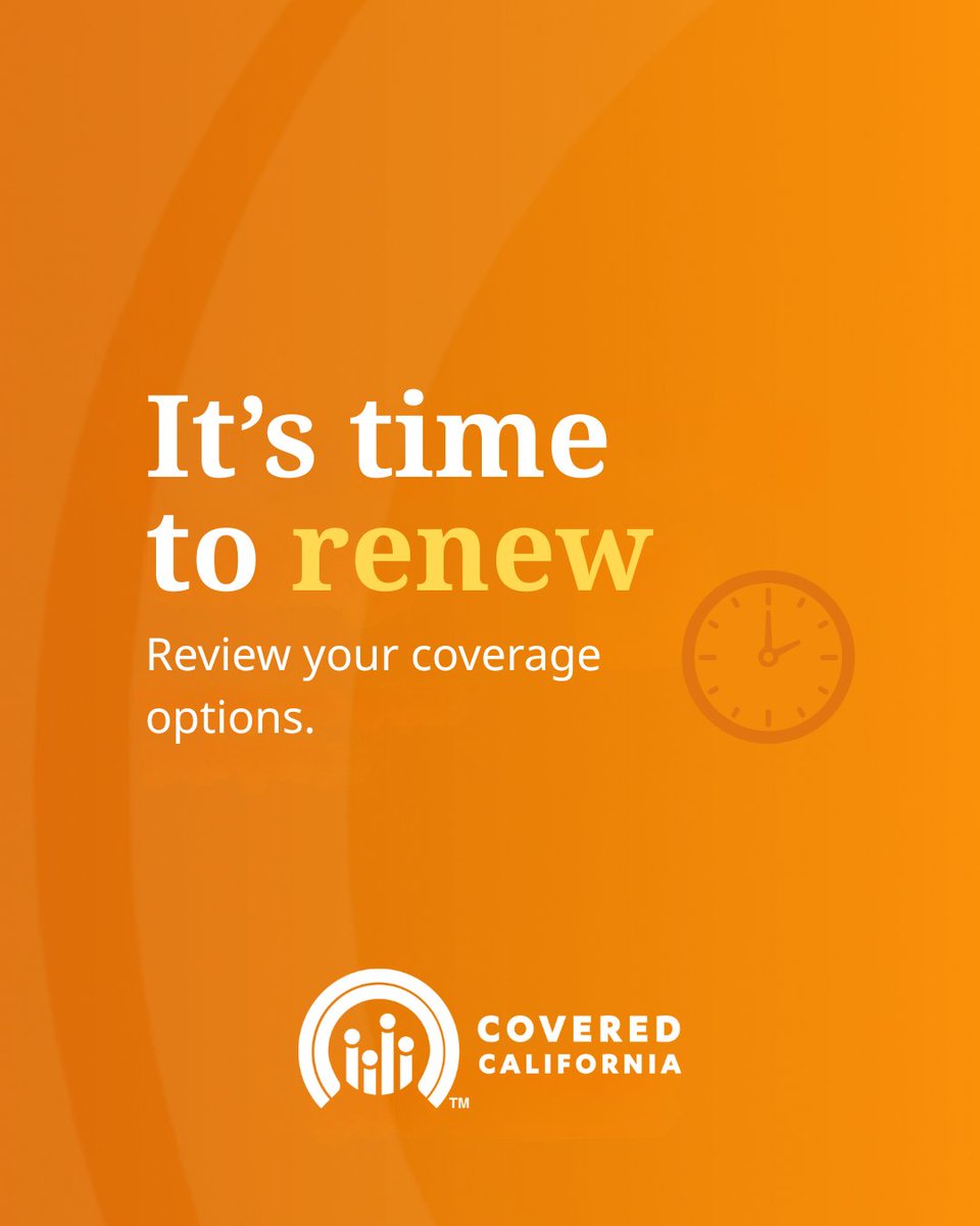 stlrsvcs's tweet image. 🕒 It’s time to renew! Review your coverage options and make sure you have the best plan for the year ahead. 💙 Need help? StLRS offers free, bilingual assistance—call 844-245-1900. @coveredca

#CoveredCA #RenewalSeason #StLRS