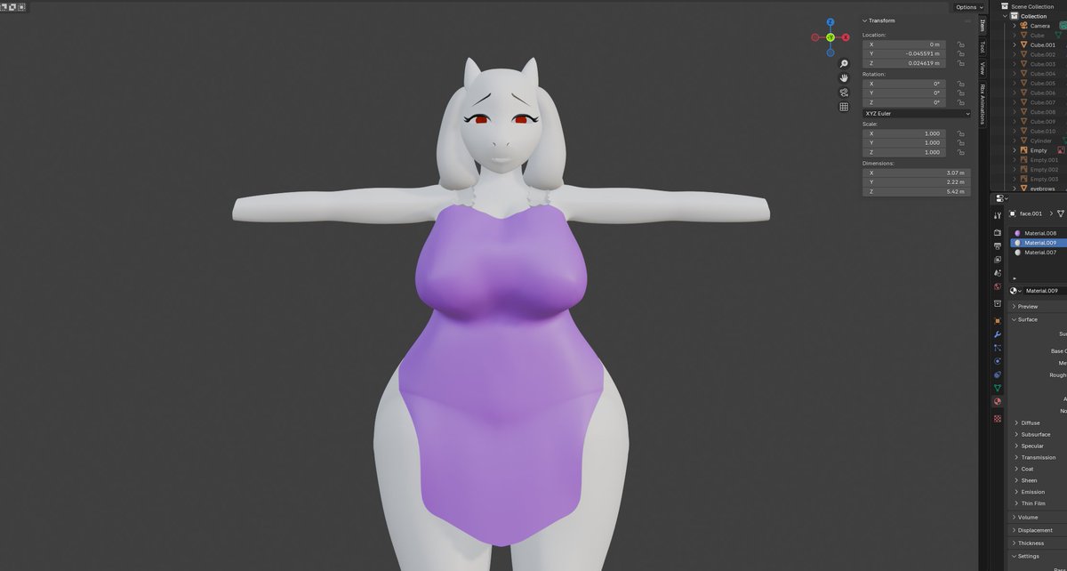 GreatCannoli's tweet photo. back to working on toriel #blender #3d #3dart #3dartwork #3dartist #undertale #undertail #DELTARUNE #deltarunensfw #deltarune34 #undertale #undertalensfw https://t.co/x4kHUaSlOb