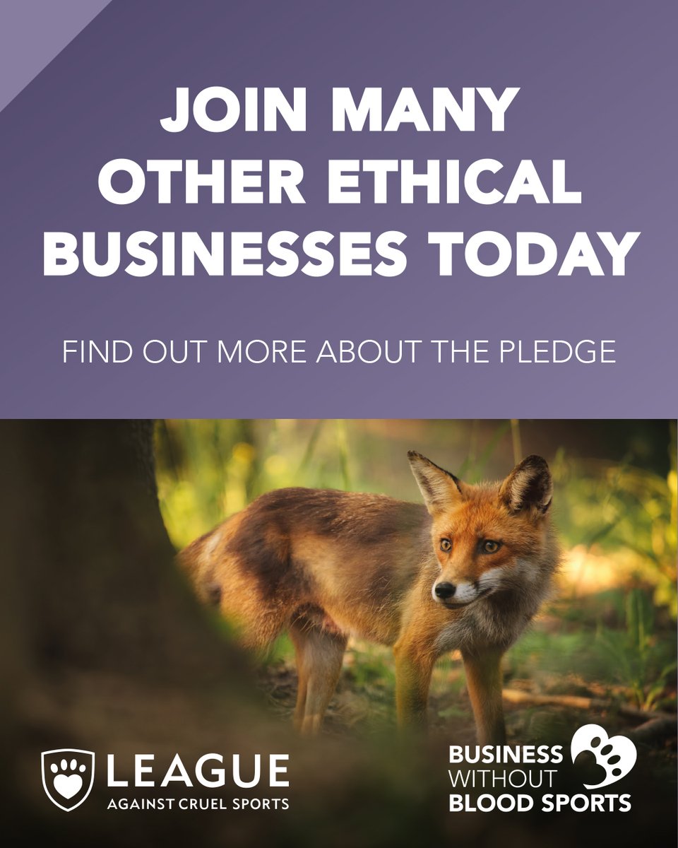 More than 200 businesses have already taken a stand by signing the #BusinessWithoutBloodSports pledge. Now it’s your turn.
 
Add your business to the growing list: leagueacs.co.uk/ro2i9