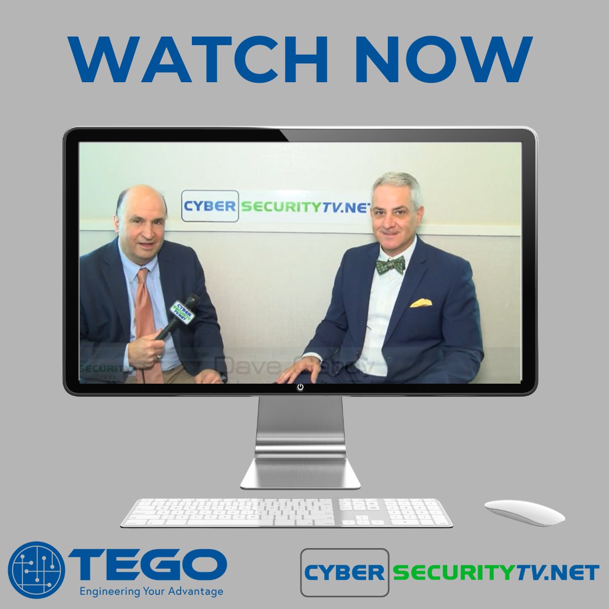 tegodata's tweet photo. Greg Manson, VP of Tego Advisory Services, chats with CybersecurityTV about the value Tego delivers as an #RPO at the CS5 conference. #compliance #cybersecurity #DiB #DoD https://t.co/5HIYbDLrnF https://t.co/rRgUjU0Uka