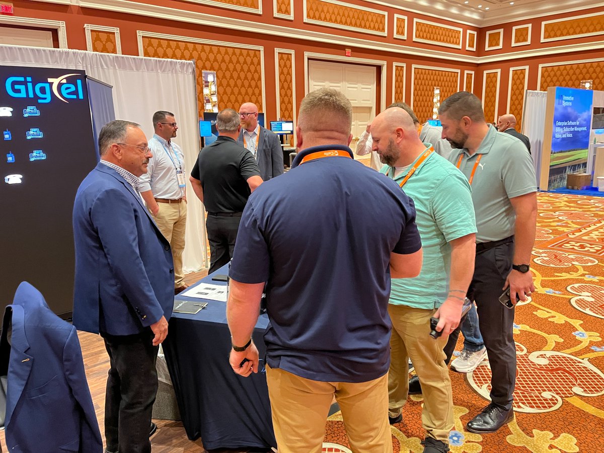 The GigTel team had a great week at Calix Connexions in Las Vegas! 🎰 We unveiled our new video wall and debuted our game Conference Invaders 👾 Congrats to Tanner from 3 Rivers for topping the leaderboard! Thanks to everyone who stopped by!
