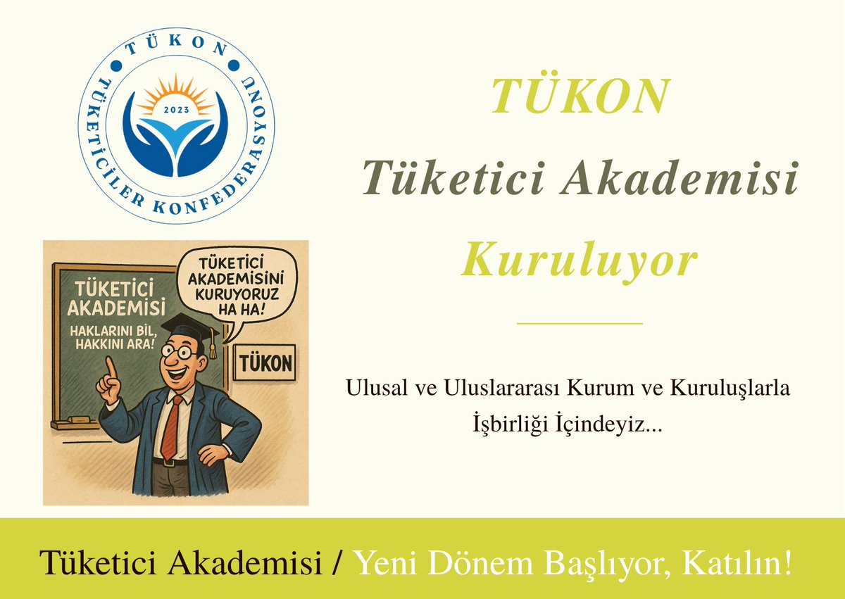 TÜKON Tüketici Akademisi Kuruluyor
tukon.org.tr/tukon-tuketici…