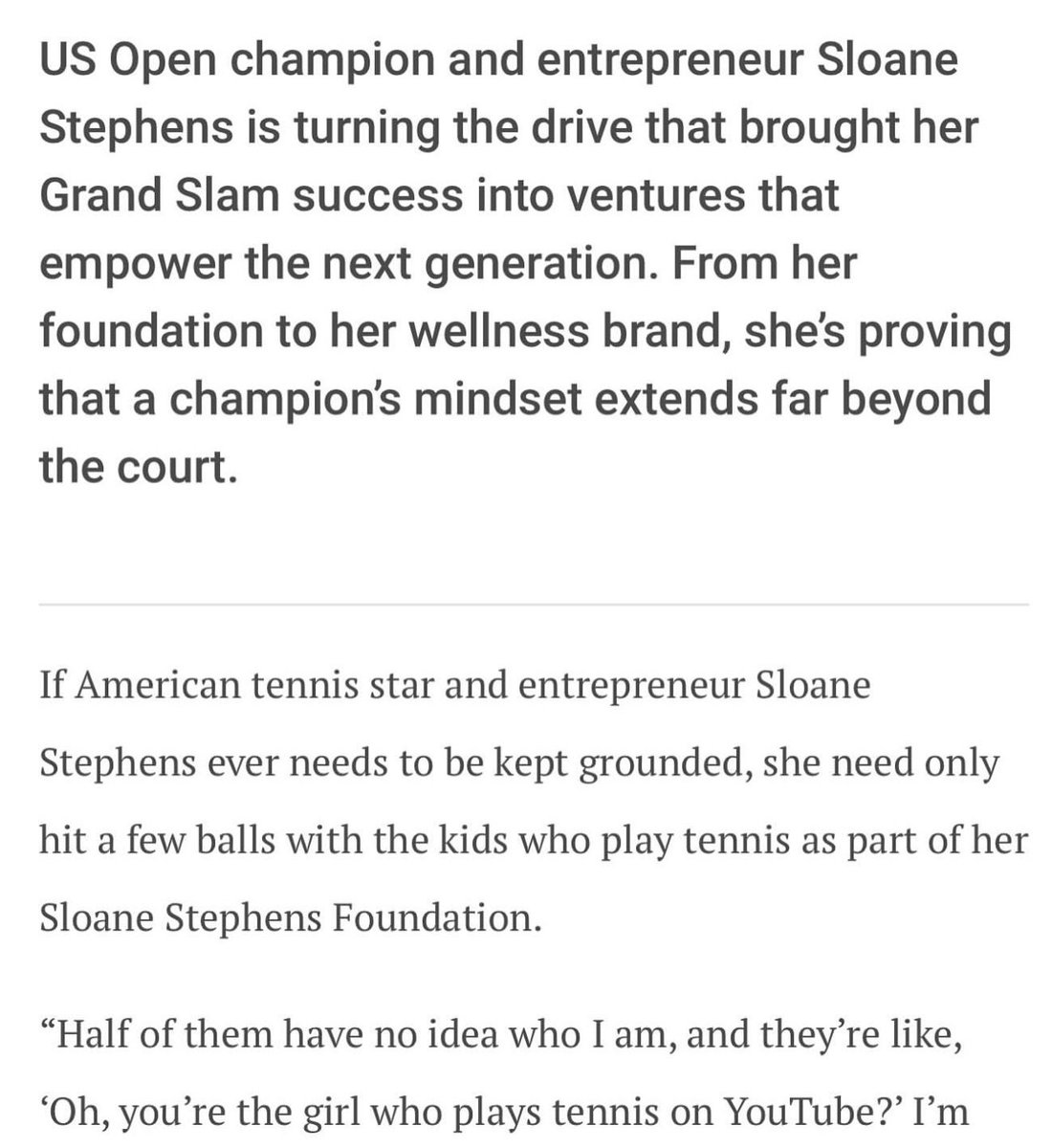 sloanestephens tweet media