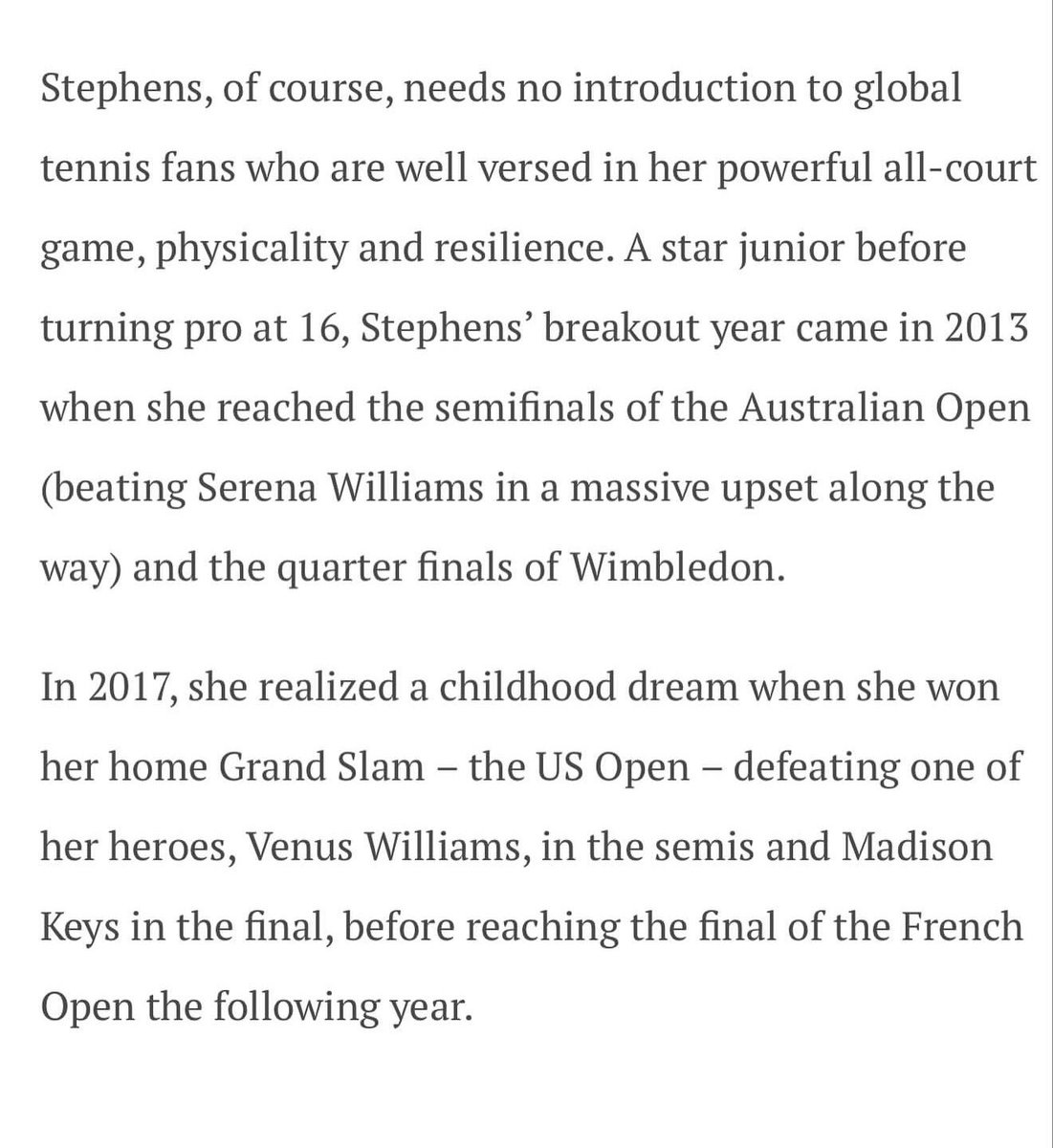 sloanestephens tweet media