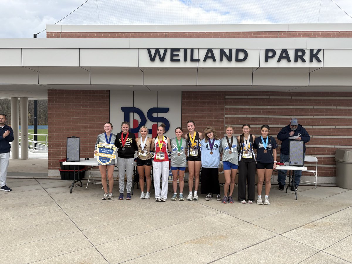 Run Rio Run ! Congratulations to Junior Rio Stoudt on a third place finish last week in 1A Girls XC - Rio will be joined by her teammate Skylar Hussar who also qualified for states out in Hershey - the Lady Hawk runners will compete at 9:30 am on Sat. November 1