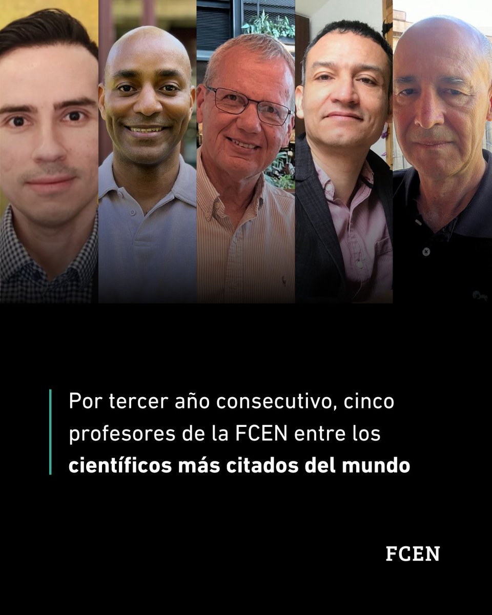 📌 Por tercer año consecutivo, cinco investigadores de la FCNE están entre los científicos más citados del mundo, según el Ranking 2025 de la Universidad de Stanford y Elsevier–Scopus. 💚 La UdeA lidera en Colombia con 16 investigadores.

Conoce más en 👉 bit.ly/3WL1bGj