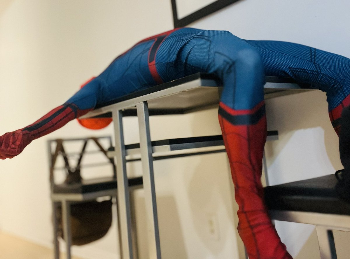 Defeated and laid out. What’re you gonna go with my Spidey, villains?;)😈