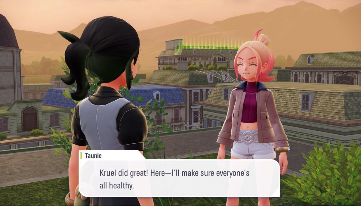 I think Taunie is one of the only characters to call your pokemon by their nickname and not their species. Great attention to detail if that's on purpose. #legendsZA #Pokemon #PokemonZA