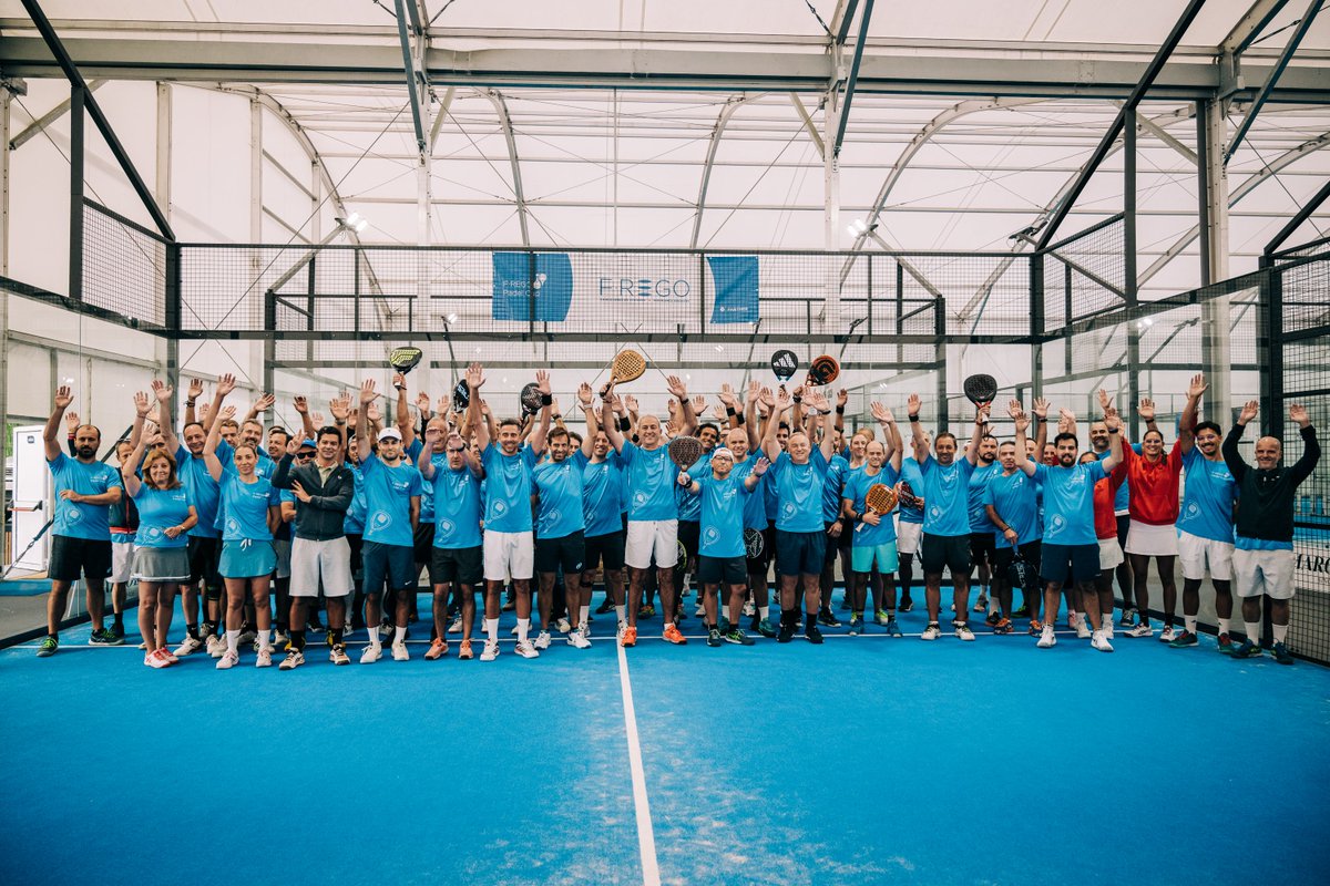 FRegoSeguros's tweet photo. 👟 Um novo passo na nossa ligação ao #desporto foi concretizado.

A #FREGOPadelCup voltou ao #DOuroPadel e contou, pela primeira vez, com a realização de dois torneios anuais.

Se estiver interessado em consultar as imagens do torneio, pode ir a https://t.co/OtIrFi2cs3. https://t.co/K9fV0RHny2