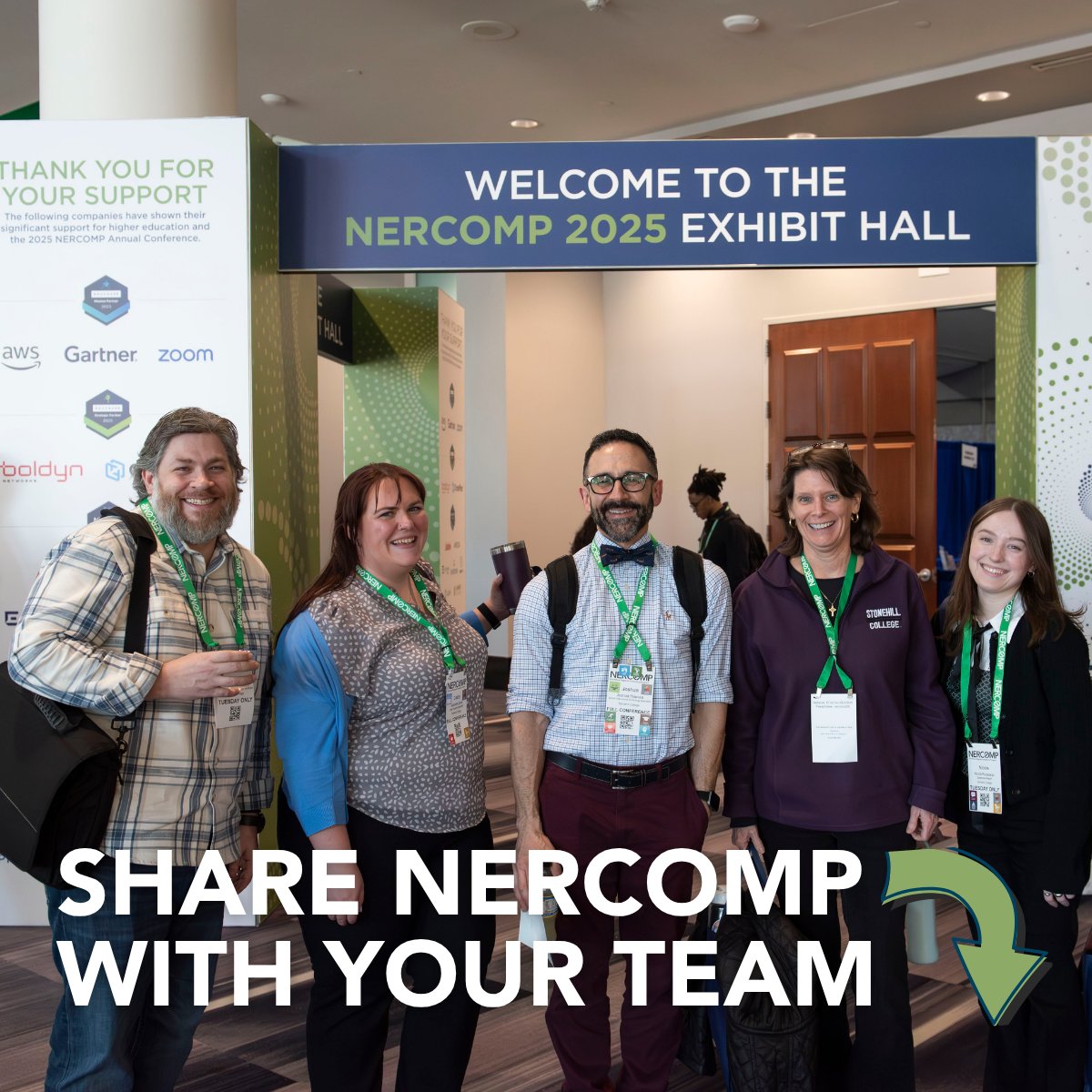 NERCOMP's tweet image. When you&apos;re a NERCOMP member, your whole team benefits! Our committees and vibrant networking opportunities bring together members with common interests to ask questions, share information, and collaborate with peers. bit.ly/4nWa0IT