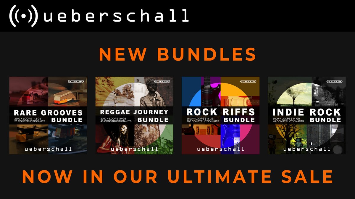 Discover four brand-new bundles, now available at a special introductory price during our Ultimate Sale!

🔗 ueberschall.com/products?categ…

#loops #samples #bundles
