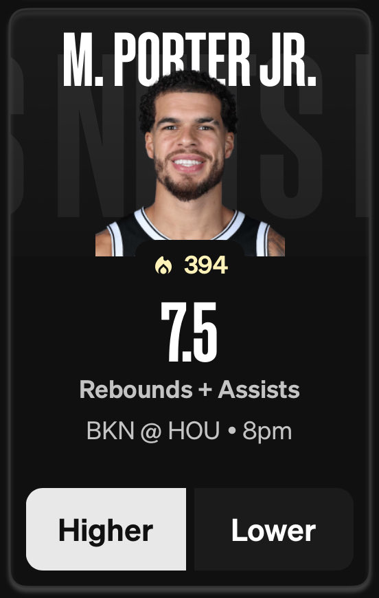 vetthavin's tweet photo. Nba play‼️

Michael Porter Jr Over 7.5 RA

MPJ is over this line in every game this season and is averaging a career high 4 assists a game so far

Should be sweat free 
#nbapicks #prizepicks #GamblingX #GamblingTwitter #underdog #PrizePicksNBA https://t.co/iPyp2F8byi