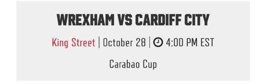 wrexham_canada's tweet photo. If you are in Toronto tomorrow join some fans at Elephant &amp; Castle pub. https://t.co/4hLqzuUQkH