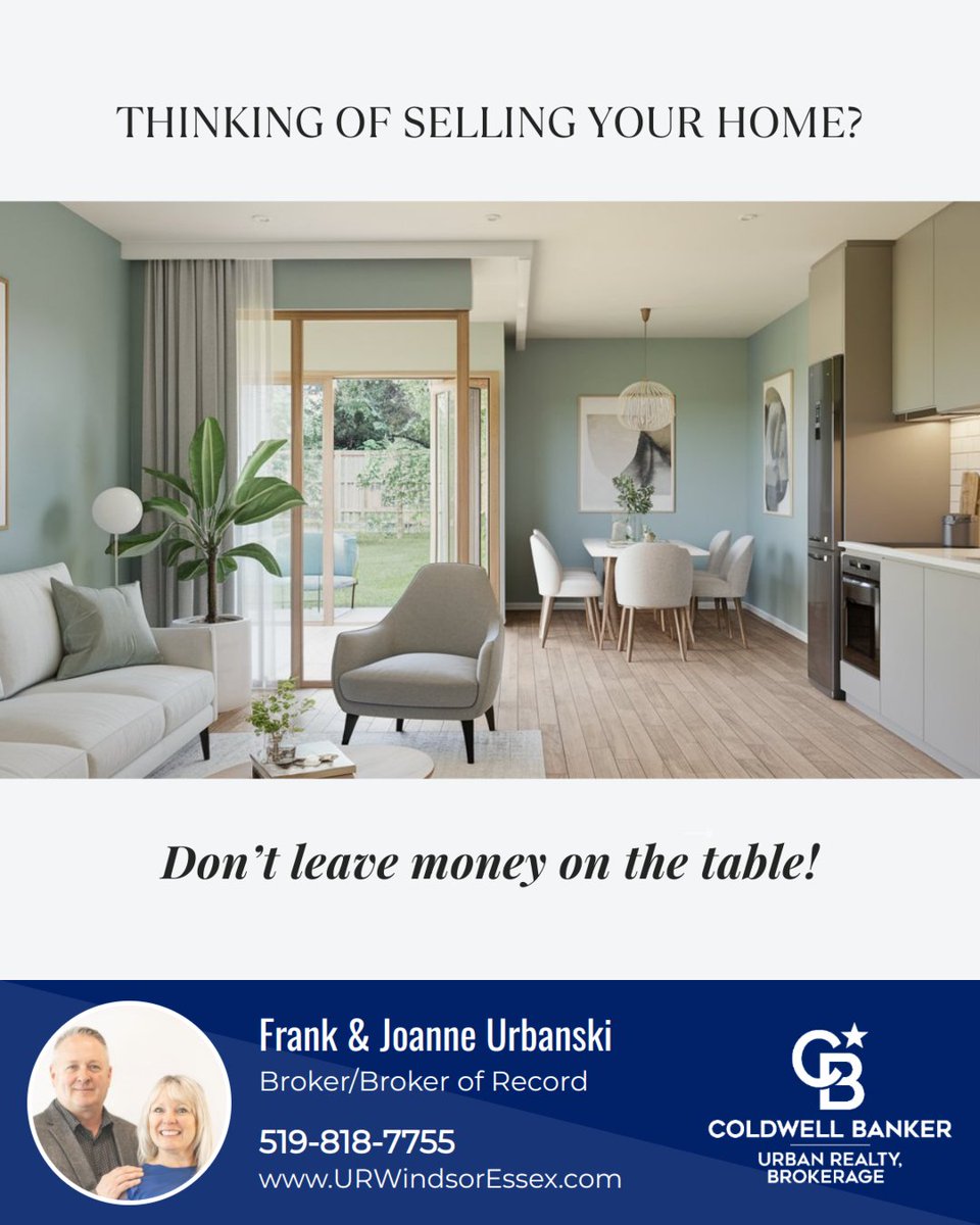 joannesellshome's tweet image. 🏡 Want top dollar for your home? Smart prep—curb appeal, decluttering, and staging—makes a big difference. Work with a real estate pro who knows the market and listing strategy to maximize your sale!

#listingagent #homesellingtips #realestateprofessional #sellsmart #CBUR
