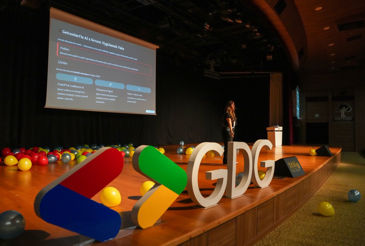 GDG Gaziantep tarafından düzenlenen DevFest Gaziantep 2025’te, Teknasyon Senior Project Manager Hande Aydın Demirci ve Tech Culture &amp; AI Enablement Manager @semiyann, ilham verici sunumlarıyla toplulukla deneyim ve görüşlerini paylaştı.
#TeknasyonTech #DevFestGaziantep