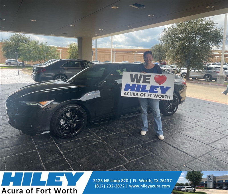 We are honored and loved helping Carole upgrade to a gorgeous new #Acura #Integra. They worked with Samuel Fabian and are proud new members of the Hiley Acura family! #NewCar