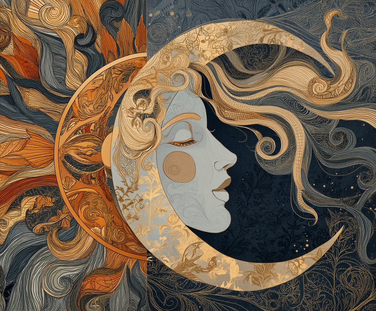 Marmal66's tweet photo. Lunar Embrace https://t.co/BGw28HNVtO