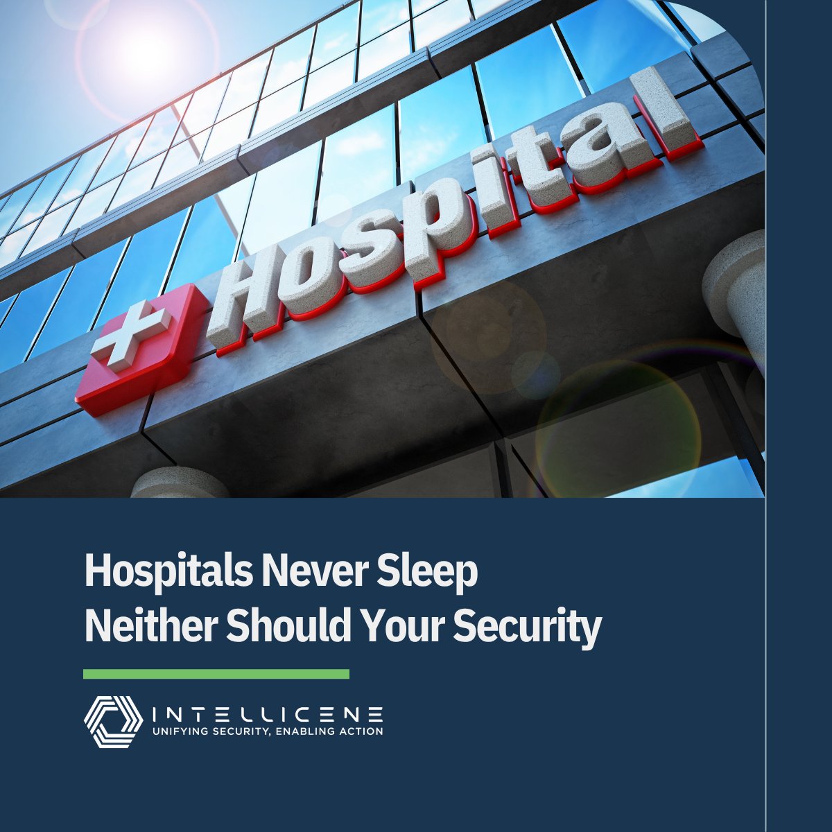 From the first patient admitted to the last discharge of the night, a hospital never truly sleeps.

Security shouldn’t either. Intellicene focuses on the full picture, so staff can respond faster and care with confidence. hubs.li/Q03PW_jC0

#HealthcareInMotion