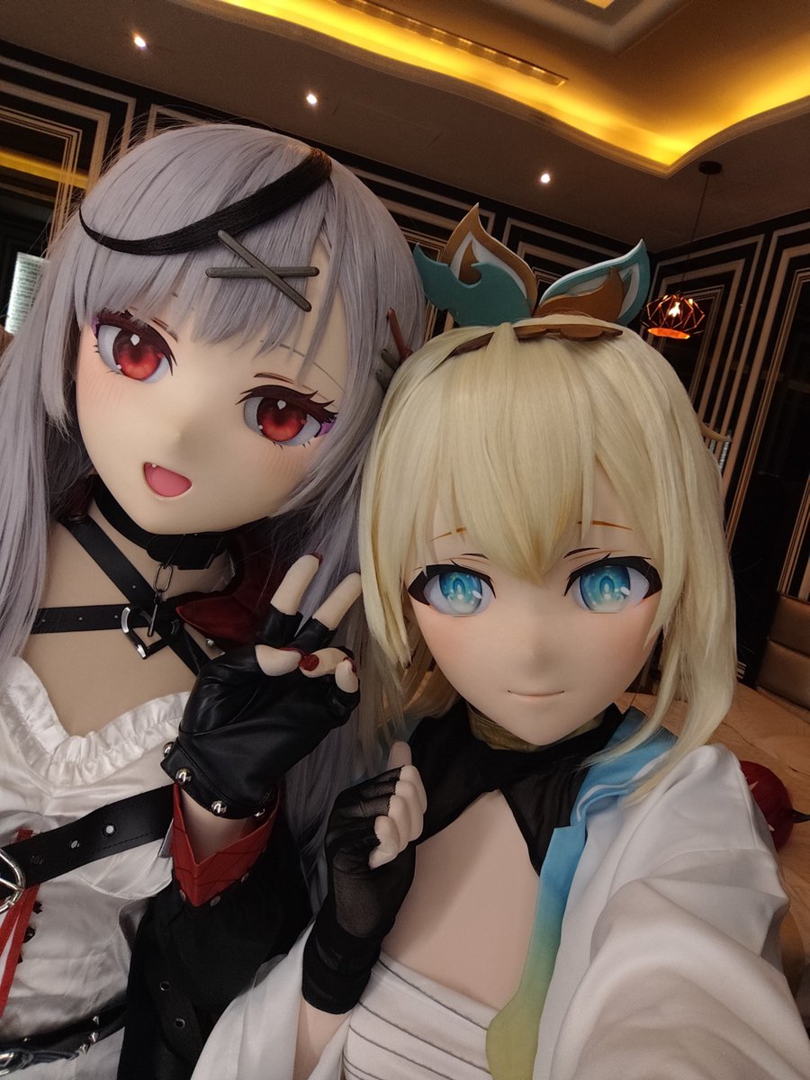 holoX 是也~
-
😇🎭:<a href="/rushrelax/">からから</a> 
🐋: <a href="/mashiro_kig/">猫間田ましろ🎣</a> 
-
#着ぐるみ #kigurumi #holoX