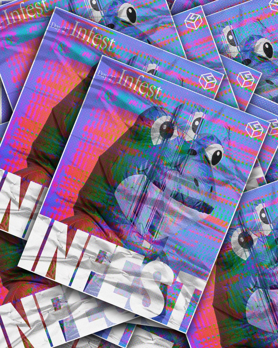 Day 27 Infest #glitchtober2025 
Just 1 available! 
 
<a href="/jrdsctt/">jrdsctt 💀</a>
<a href="/objktcom/">objkt</a>
<a href="/glitchartistsco/">Glitch Artists Collective</a>
#glitch #glitchart #NFTCommunity #CleanNFT #TezosArtBuy 

it: 1 $XTZ 👇👇👇
objkt.com/tokens/KT1CrSX…