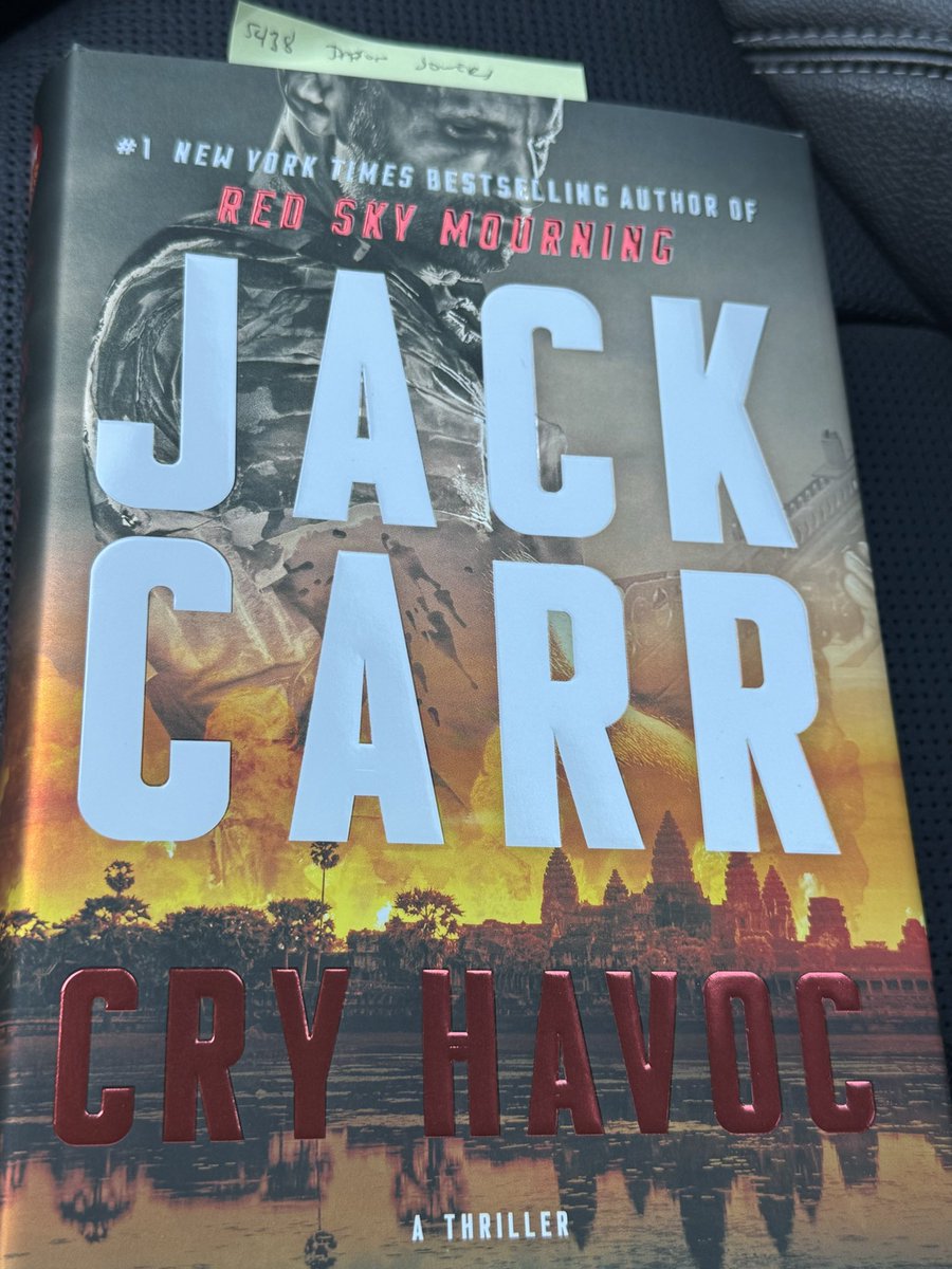 Finally was able to pick up my shot-through edition of Cry Havoc by <a href="/JackCarrUSA/">Jack Carr</a>.