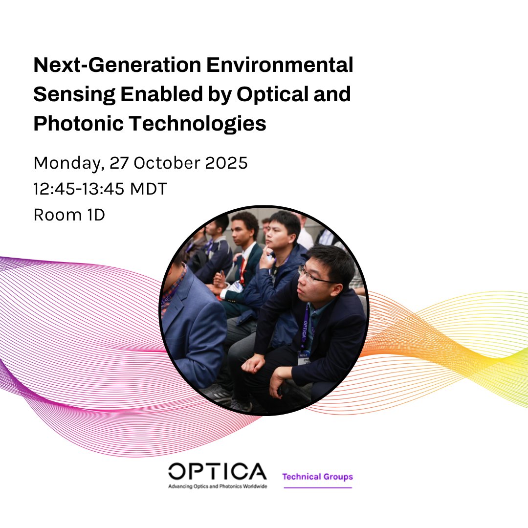 Optica Technical Groups tweet media