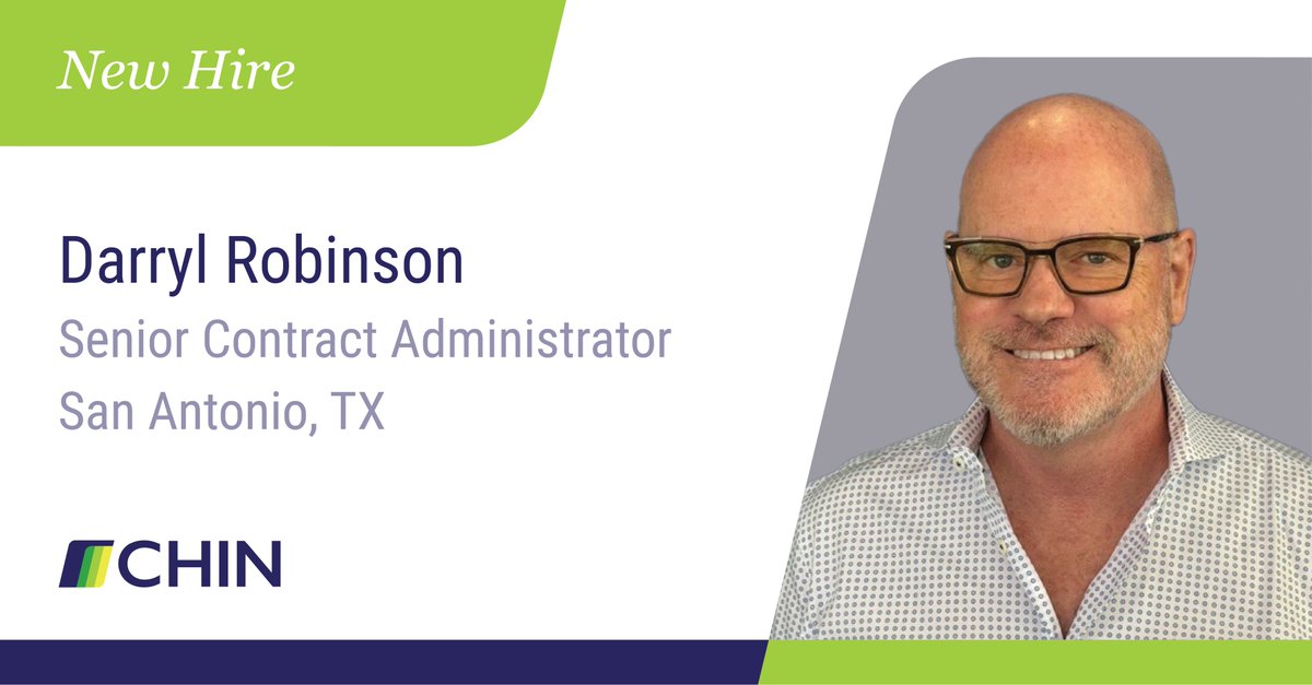 Meet CHIN’s newest hire, Darryl Robinson!
 
Darryl joins the Aviation Team as a Senior Contract Administrator supporting the $2.5 billion San Antonio International Airport (SAT) Terminal Development Program.  
 
#CHINTeam #Aviation #AirportDevelopment #NewHire