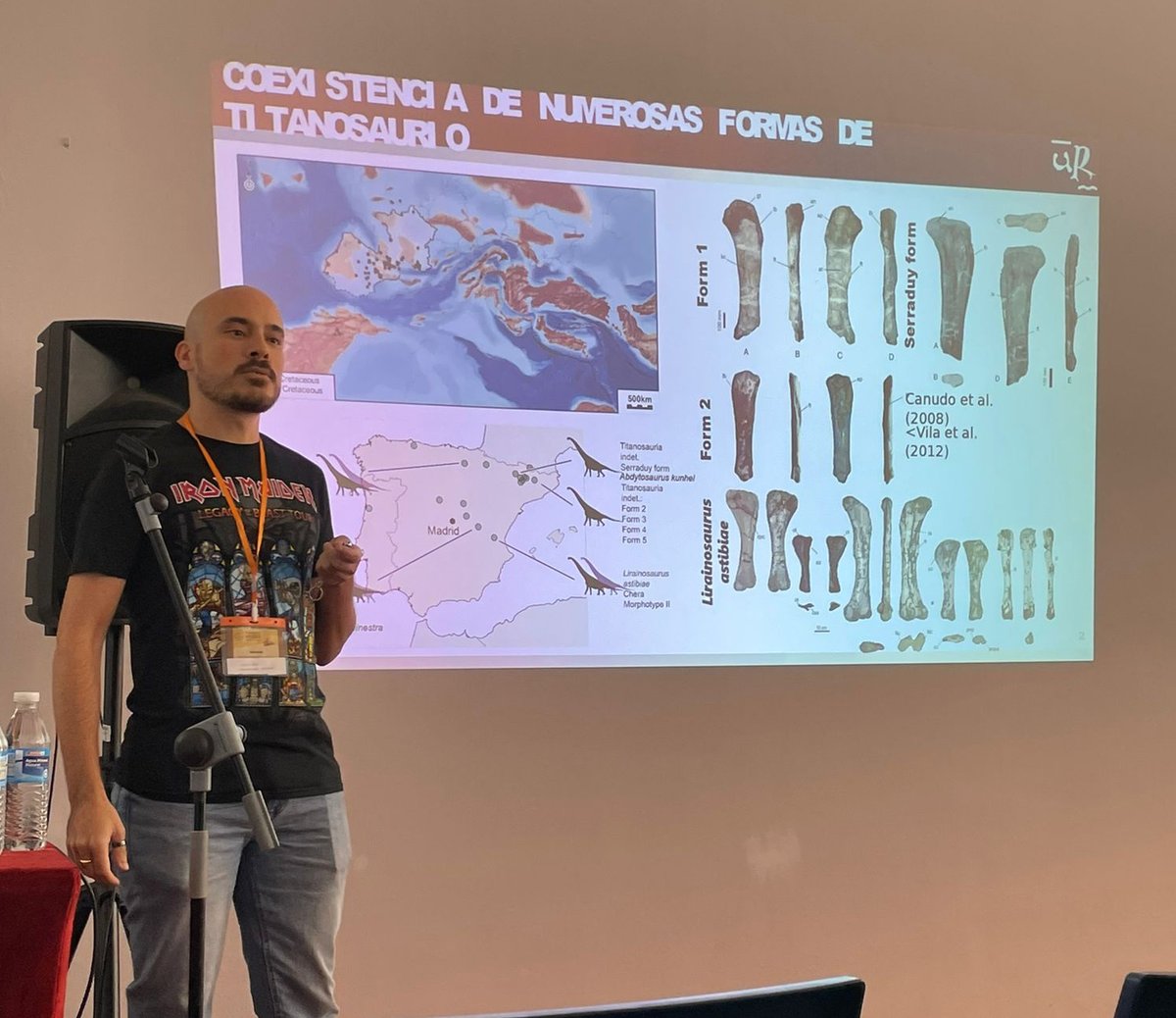 Análisis de la evolución de las extremidades en saurópodos titanosauriformes, comunicación presentada por A. Páramo (<a href="/SrParamo/">A Paramo</a>) et al. en las XL Jornadas de la <a href="/Sepaleontologia/">Sepaleontologia</a> celebradas en #Aracena, #Huelva:  

▶️ godzillin.blogspot.com/2025/10/analis…
#SEP2025 #sauropod #dinosaurs