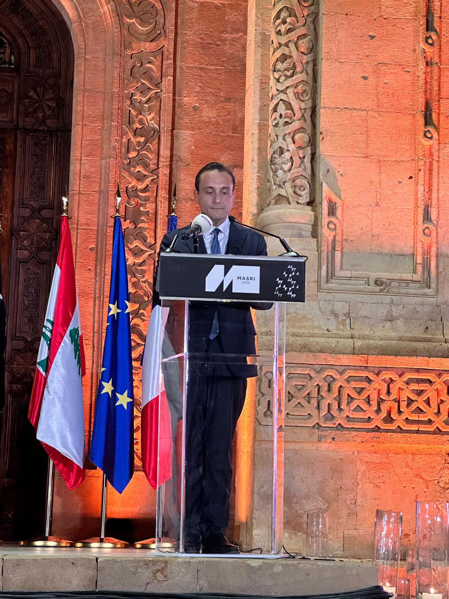 CCIFranceLiban's tweet photo. ✨️ La CCI France Liban a eu le plaisir de participer à la célébration des 75 ans d’excellence de Khalil Masri &amp; Fils @masriholding, membre du Comité Directeur de la CCI France Liban.
Un parcours exemplaire,de savoir-faire et d’engagement durable.

#CCIFL #MasriHolding #75years https://t.co/UipoAUzCrn