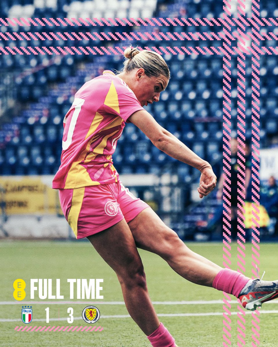ScotlandNT's tweet image. #SCOW23s | FULL TIME: Italy 1-3 Scotland

A strong performance from our Women’s Under-23s, as goals from Eilidh Adams, Maria McAneny and Michaela McAlonie seal the win.

#YoungTeam