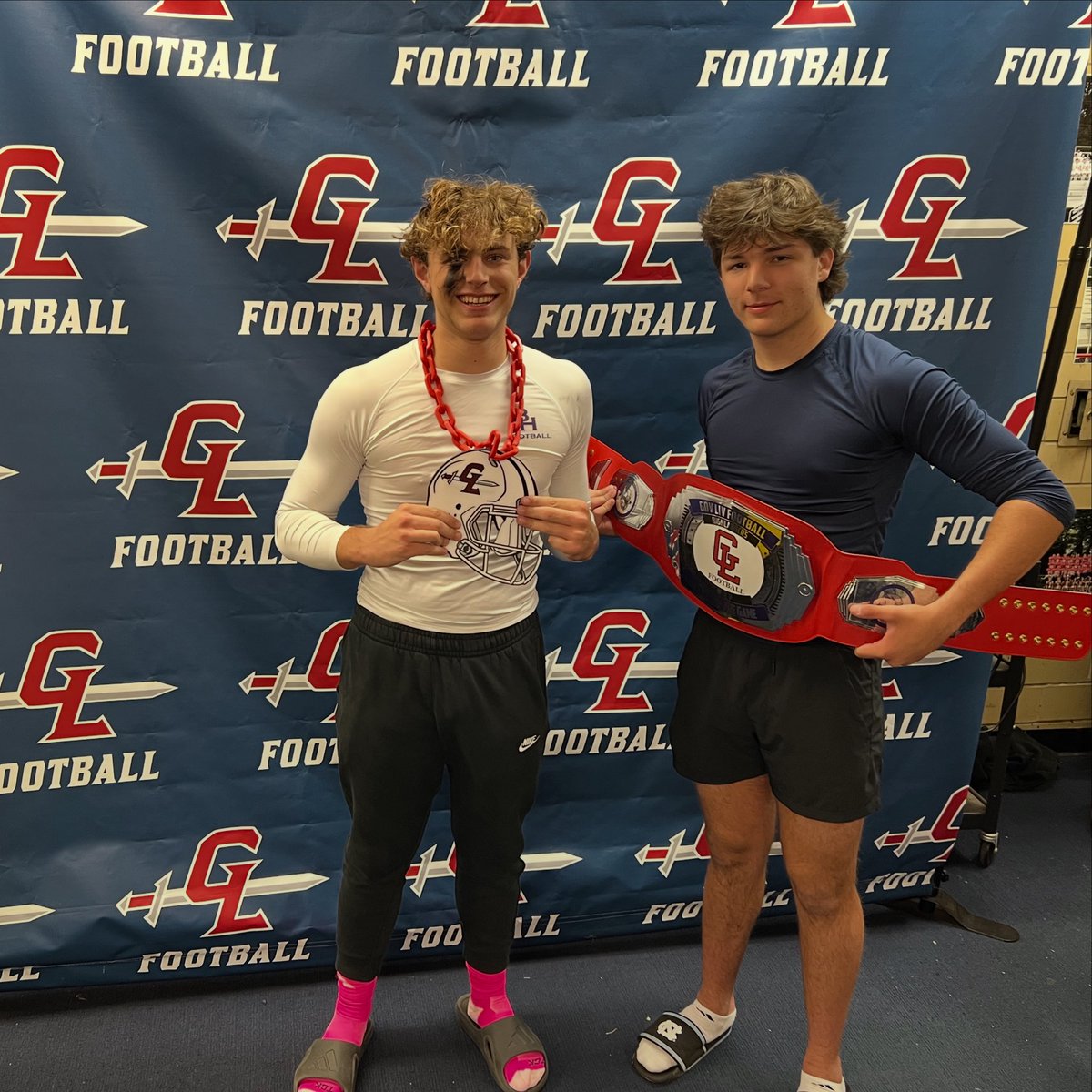 Congrats to our OPOW &amp; DPOW from Saturday’s win over New Brunswick: Mateo Liloia &amp; Collin Cisko. Liloia ran for a score and threw for another, while Cisko had a fourth quarter interception to preserve the shutout. #CTWTD