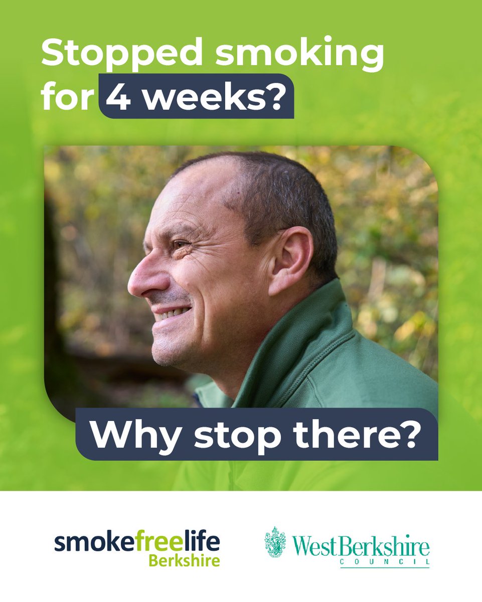 Finished your 4-week challenge?

Your follow-up CO check is your proof you’ve made a change.

Book today westberks.gov.uk/article/40873/…