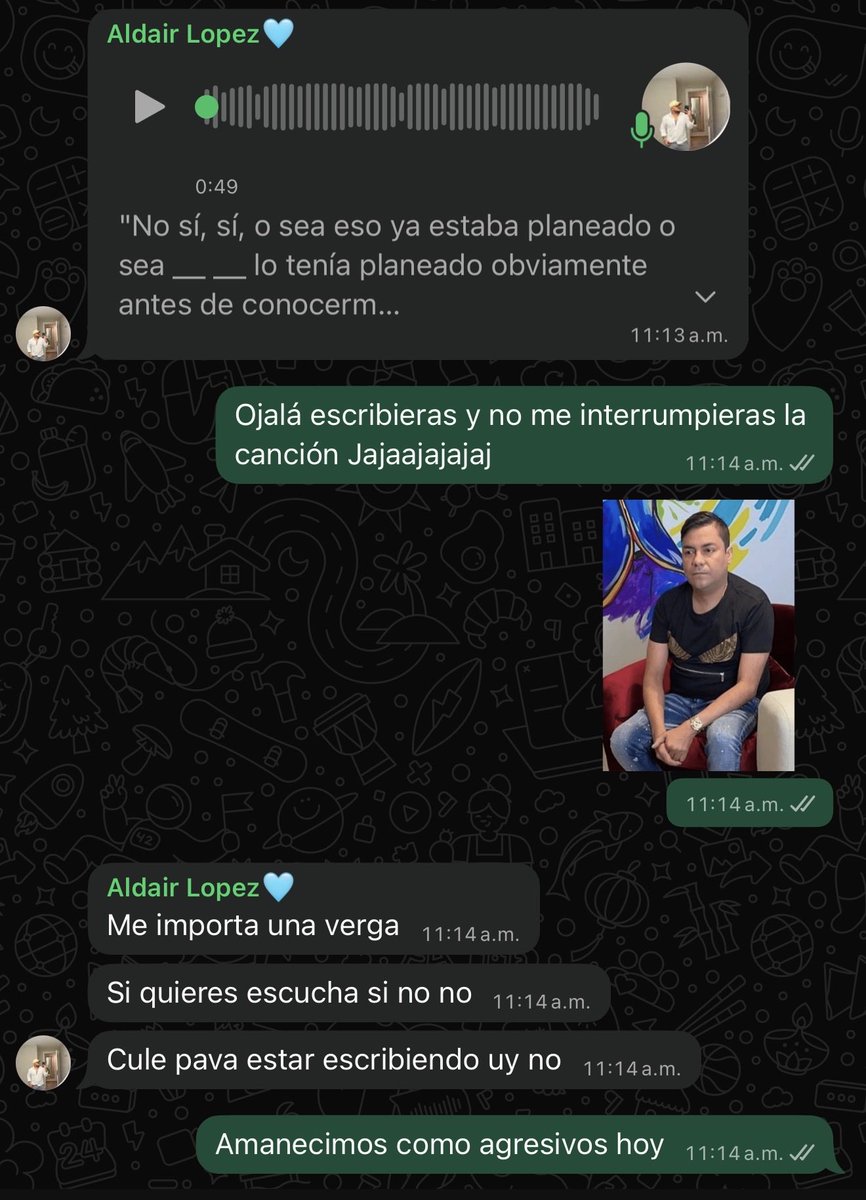 Mi amigo el más tranquilo.