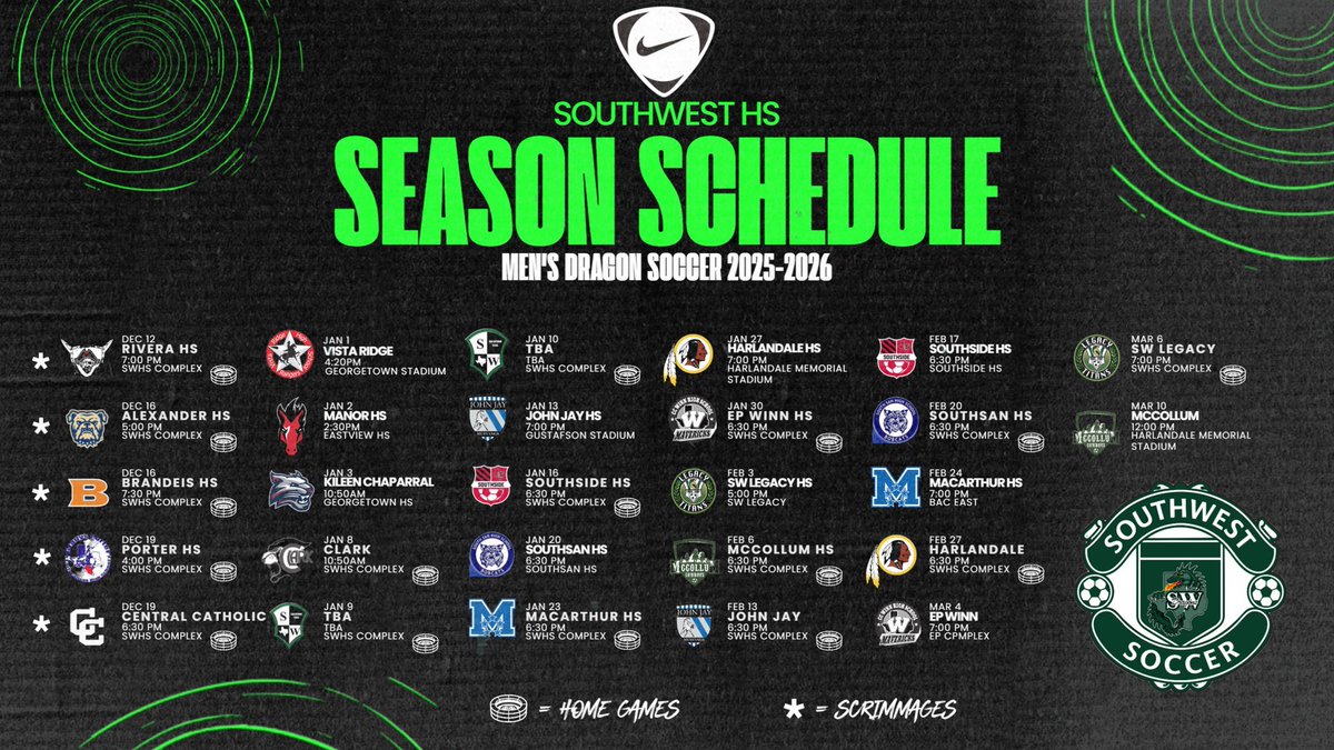 Mark your calendars! December 19 two of the teams in the 210 will be playing against each other.#swunfinishedbusiness