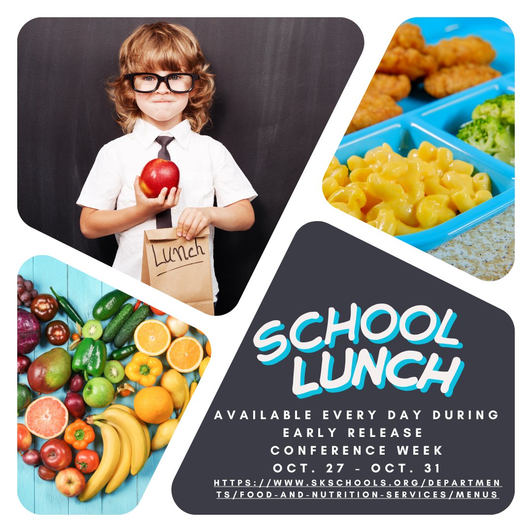 🍽️ Conference Week Lunch Alert!
Even on short days, our kitchens are cooking!
🥗 Nutritious
🍞 Delicious
🍎 Convenient

📍 Served daily during conference week at all SK schools.
Skip the scramble - school lunch has you covered!

#SouthKitsapSchools #FuelForFocus #HealthyLunches