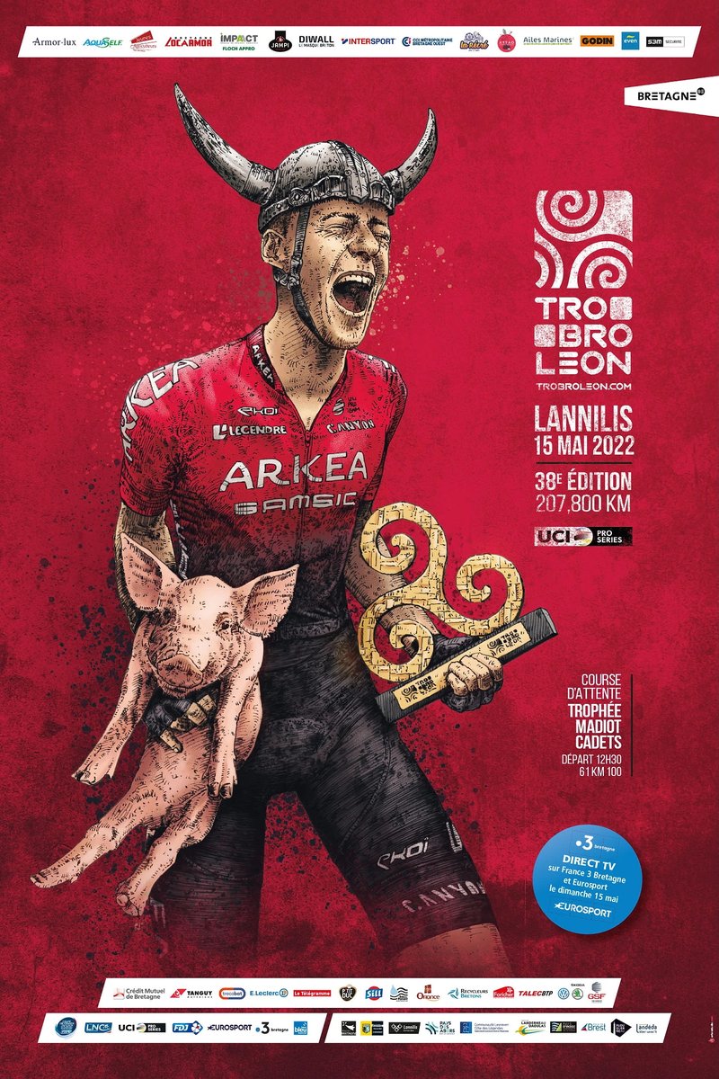 🎉 Happy 30th birthday, Connor Swift!
Sa victoire en 2021 ne lui a pas seulement offert un beau souvenir… elle lui a aussi valu sa place sur l’affiche 2022.
A special win on the ribinoù 🐷💥