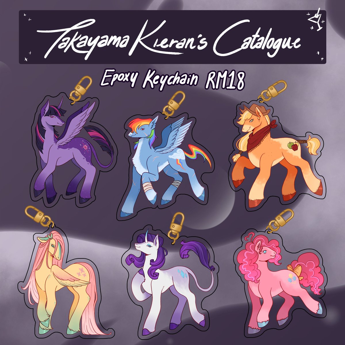 TakayamaKieran's tweet image. [ 🔁+💜are appreciated!]

📌Catalogue for Kiyoko Con (Nov 1 - Nov 2)!
🌟Genshin kawas + MLP merch + live drawing!

(1/2)