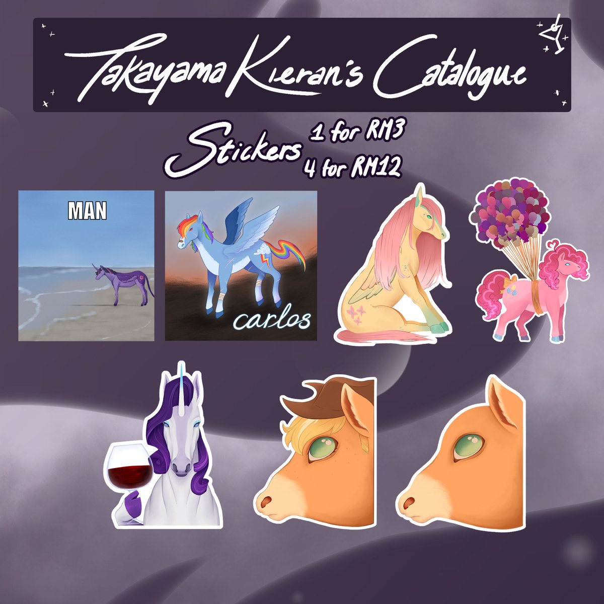 TakayamaKieran's tweet image. [ 🔁+💜are appreciated!]

📌Catalogue for Kiyoko Con (Nov 1 - Nov 2)!
🌟Genshin kawas + MLP merch + live drawing!

(1/2)