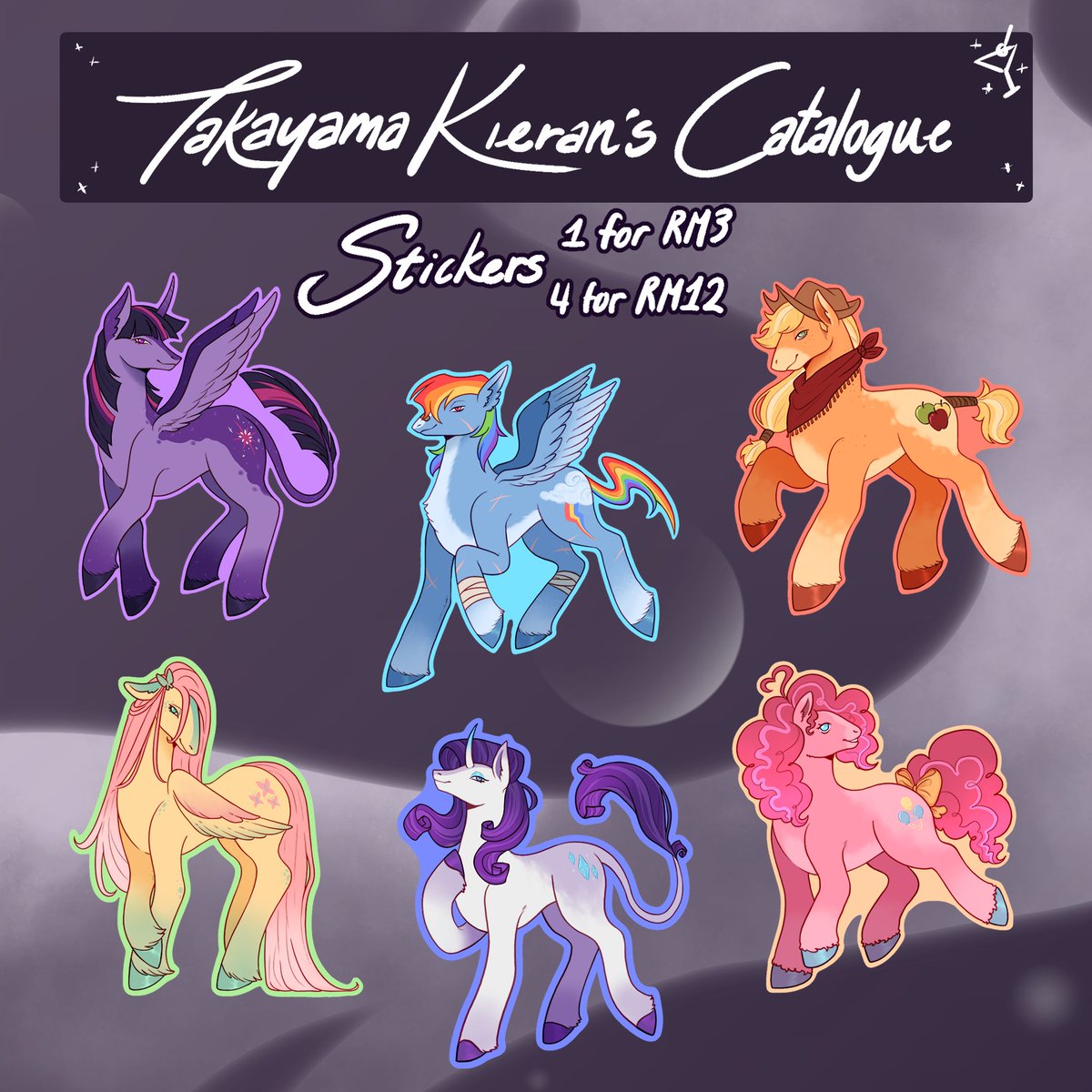 TakayamaKieran's tweet image. [ 🔁+💜are appreciated!]

📌Catalogue for Kiyoko Con (Nov 1 - Nov 2)!
🌟Genshin kawas + MLP merch + live drawing!

(1/2)