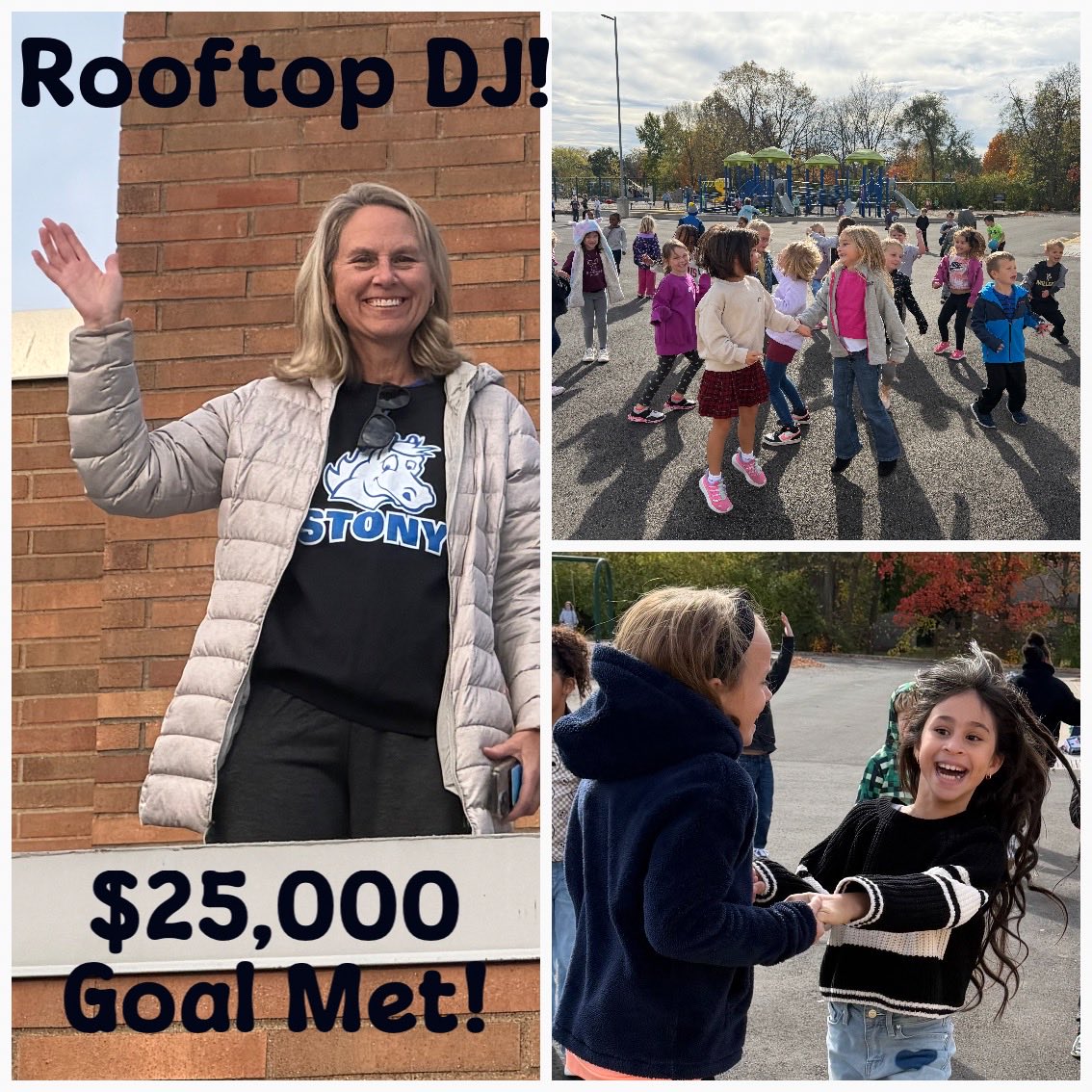 SC Mustangs achieve goal and Principal Karst faces biggest fear—HEIGHTS! ⁦<a href="/NobSchools/">Noblesville Schools</a>⁩