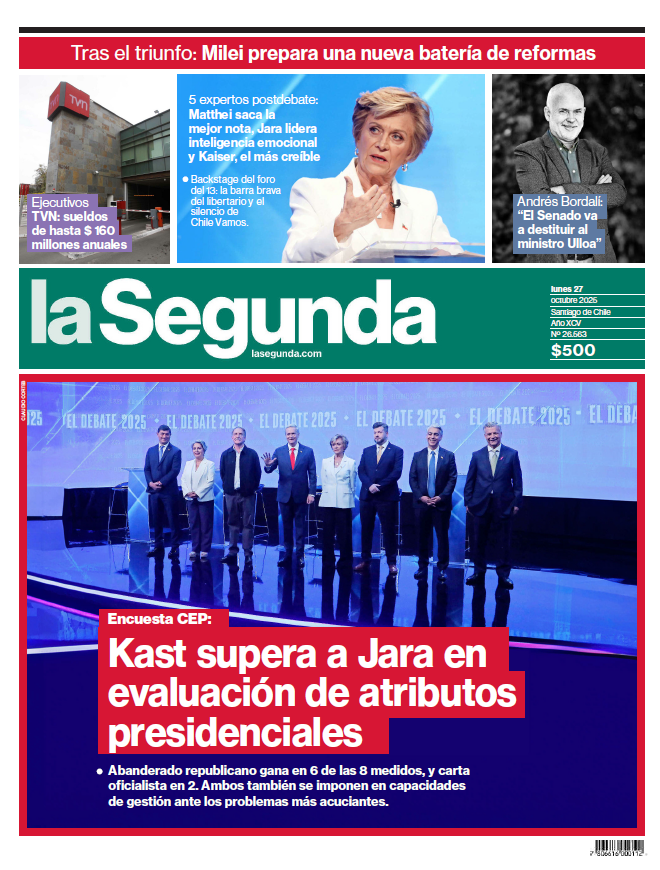 PORTADA DE HOY
▶️ lasegunda.com