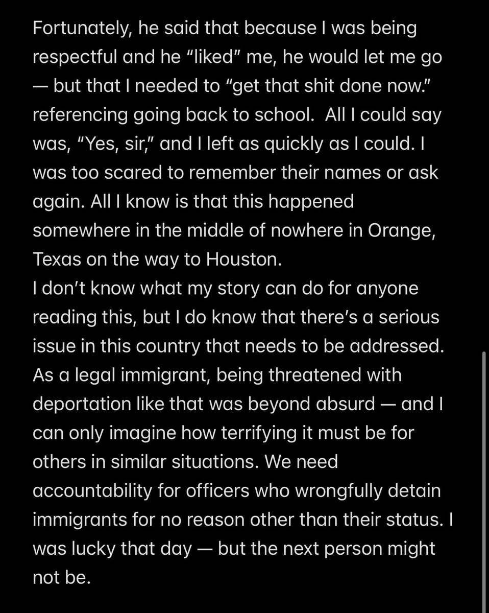 BNGmango's tweet photo. I as a legal international student in America was threatened to be deported by a DHS officer

Please read below https://t.co/HfHkF0zaw1