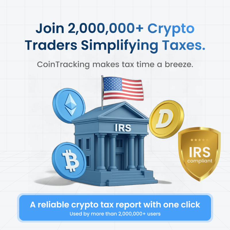 CoinTrackingINT's tweet photo. The world’s no. 1 crypto tax solution. Start for free.