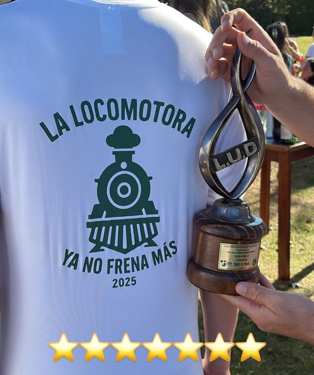 🏆 <a href="/Tenis_Pinar/">Club de Tenis El Pinar</a> llegó al séptimo título en la Divisional A de la <a href="/LUD_Oficial/">Liga Universitaria de Deportes</a> en su historia: 

2013, 2017, 2019, 2020, 2021, 2022 y 2025. 

Desde que ganó el primero (2013) se disputaron 13 campeonatos y ganó 7.