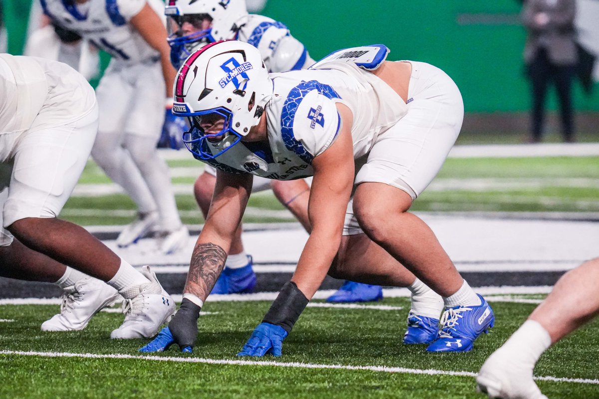 IndStFB's tweet image. Sycamores head to No. 5/4 South Dakota State to continue #MVFC play.

@CmalryMallory, @GonzalesNate48, @wuest_bj joined the media for this week&apos;s press conference.

tinyurl.com/32m6zte6

#MarchOn | #LeaveNoDoubt