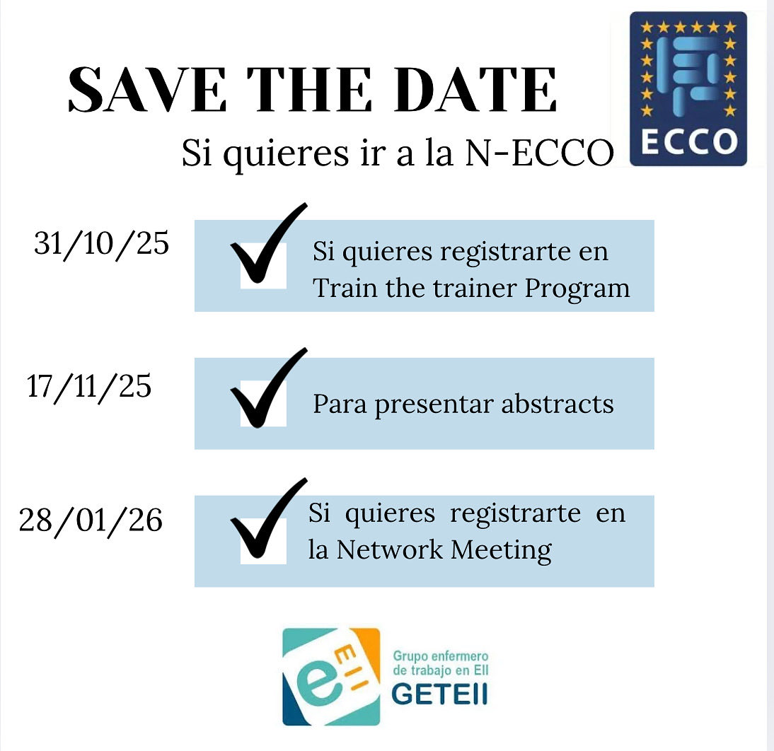 GETEII's tweet image. Si quieres ir a la NECCO
¡Apunta estas fechas!