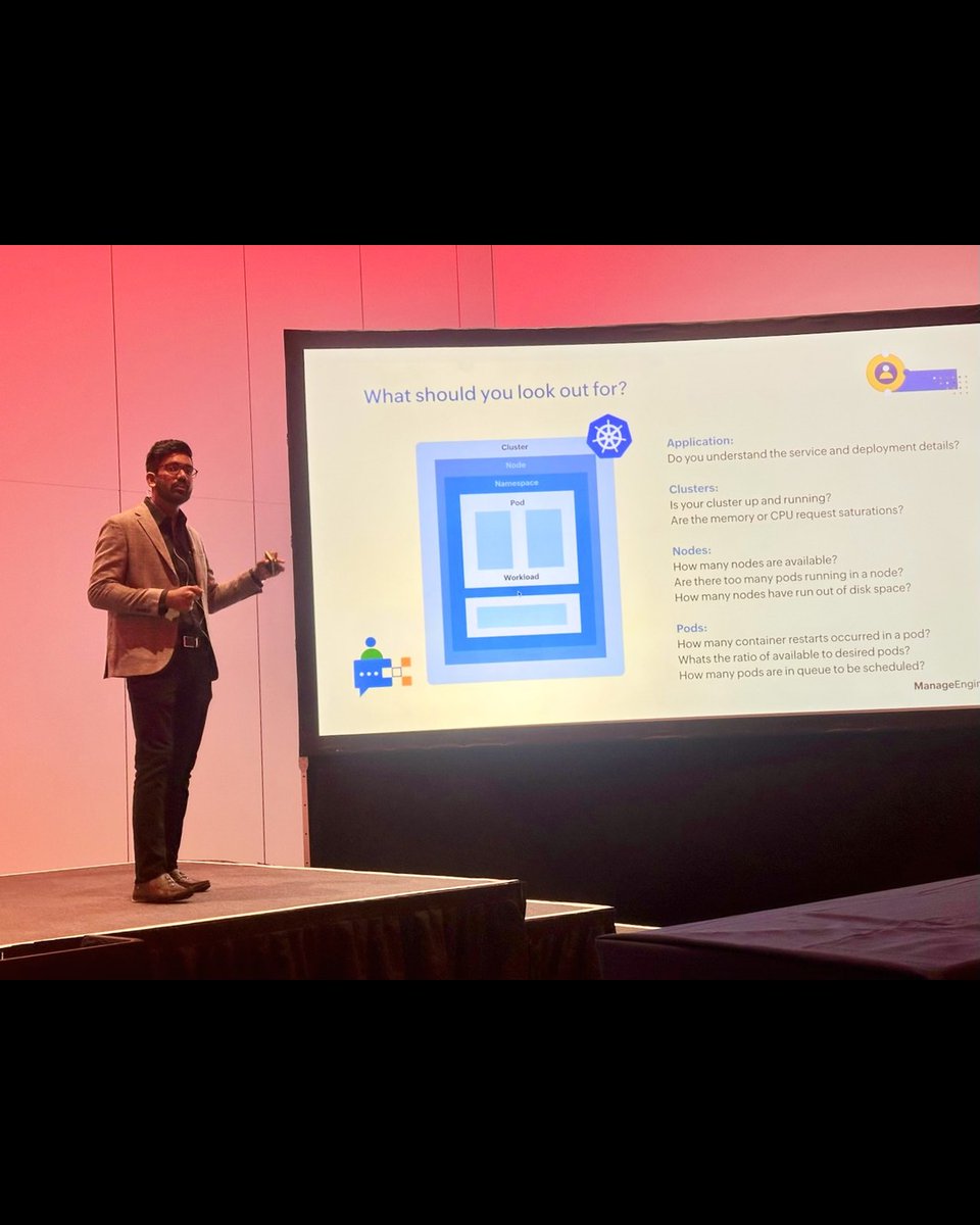 ME_ITOM's tweet image. A big thank you to everyone who made the ManageEngine #LondonUserConf unforgettable! 🙌
Our experts shared powerful insights on Full-Stack Observability solutions, helping attendees navigate the future of IT visibility.
Until next time—let’s keep the conversations going! 
#ITOM