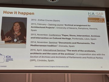 ICA-Section on Architectural Records tweet media