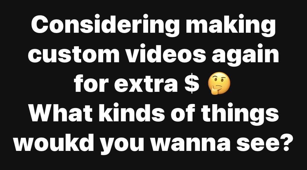Give me suggestions 😈Or DM me if there’s something you want me to do! 
#gayxxx #gayforpay 😂